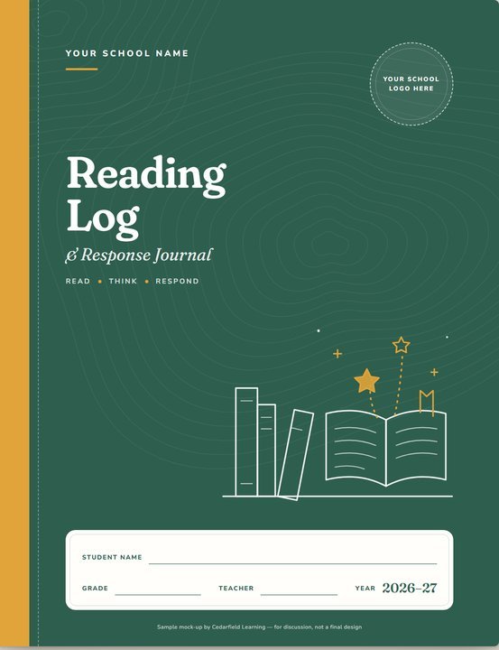 Reading Log in the Modern style