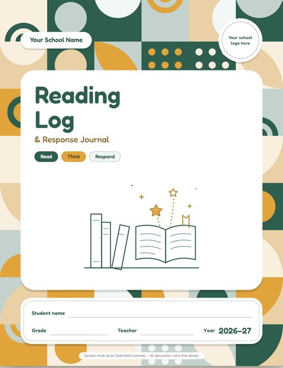 Reading Log in the Playful style