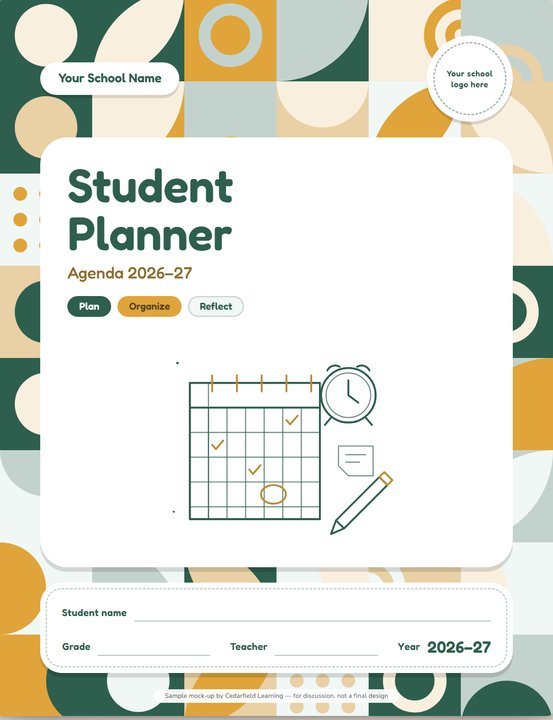 Student Planner — Playful style