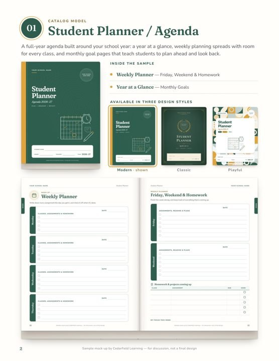 Catalog — product page