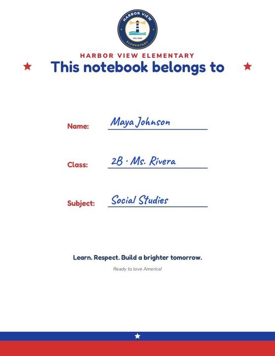 Personalized first page