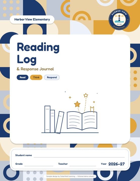 Reading Log — Harbor View Elementary